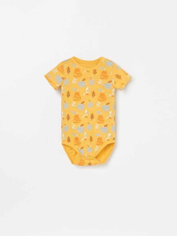 Body z bawełny organicznej - żółty - WF732-17X - RESERVED