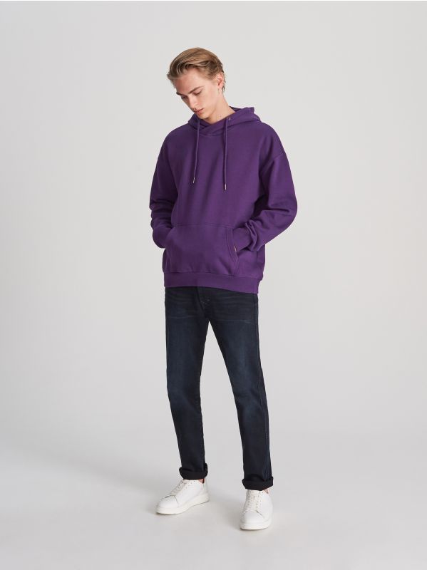 Plain hoodie - purple - WG440-49X - RESERVED