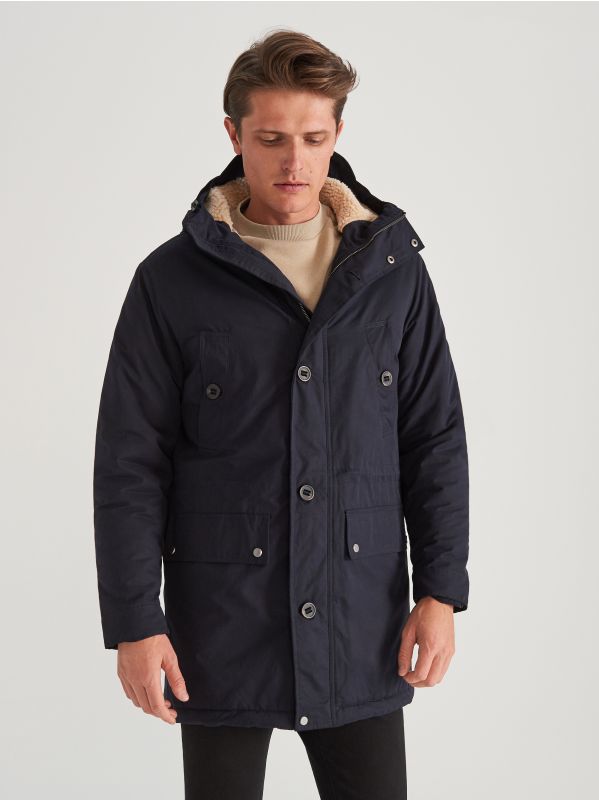 Sherpa parka - navy - WH928-59X - RESERVED