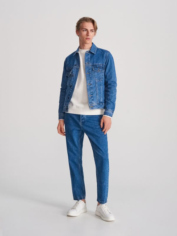 Джинсы slim fit - Темно-синий - WK878-59J - RESERVED