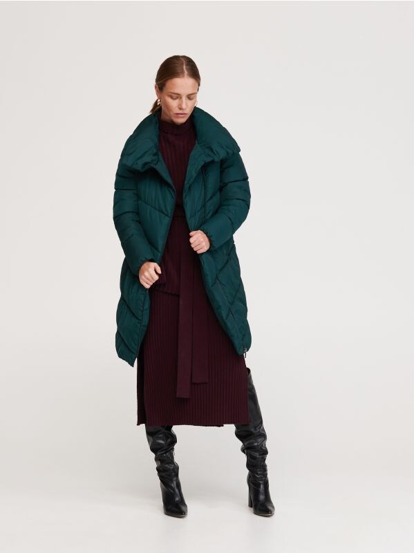 Padded coat - green - WM880-79X - RESERVED
