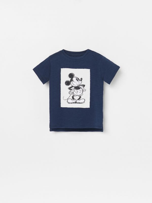 Tricou Mickey Mouse - bleumarin - WN821-59X - RESERVED