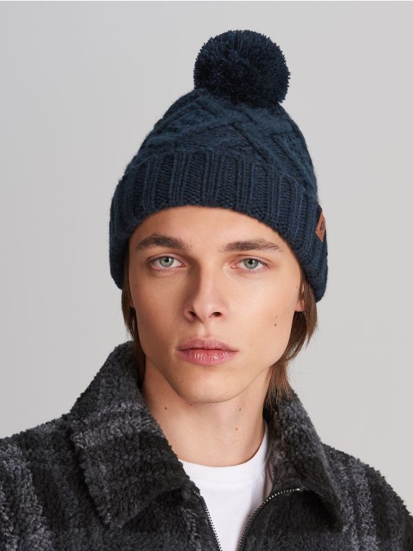 Bobble hat - navy - WO041-59X - RESERVED