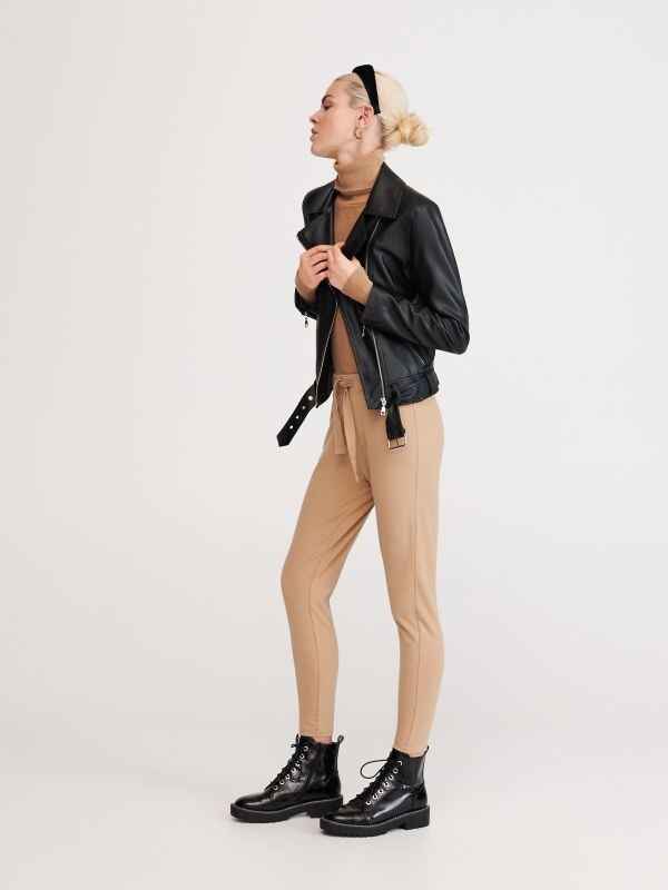 Tracksuit bottoms - beige - WO568-08X - RESERVED