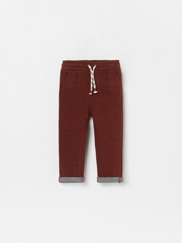 Tweed trousers - brown - WP312-88X - RESERVED