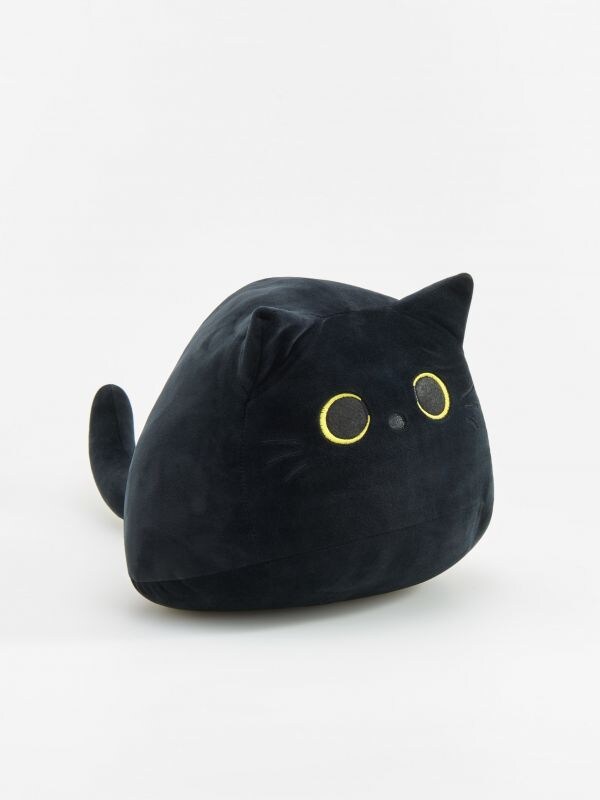 Kopfkissen Katze - schwarz - WQ457-99X - RESERVED