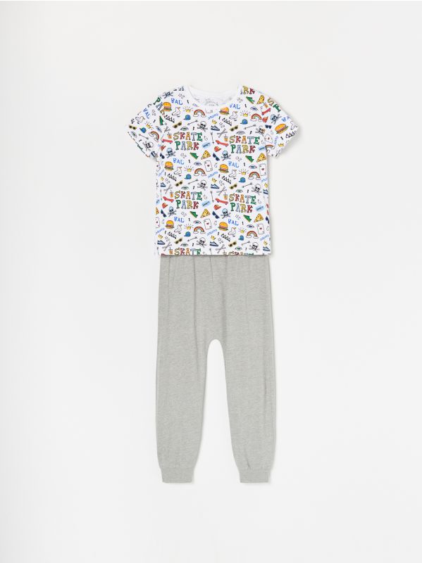 Cotton PJ's - white - WS619-00X - RESERVED