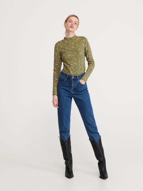 Ladies` blouse - green - WU084-87X - RESERVED