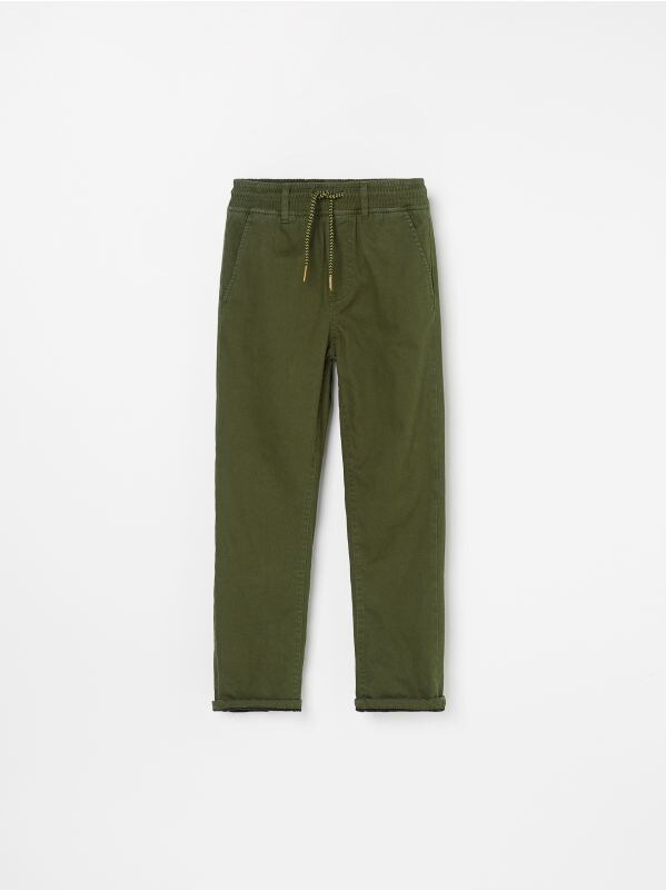 Pantaloni chino imbottiti - Verde - WY538-87X - RESERVED