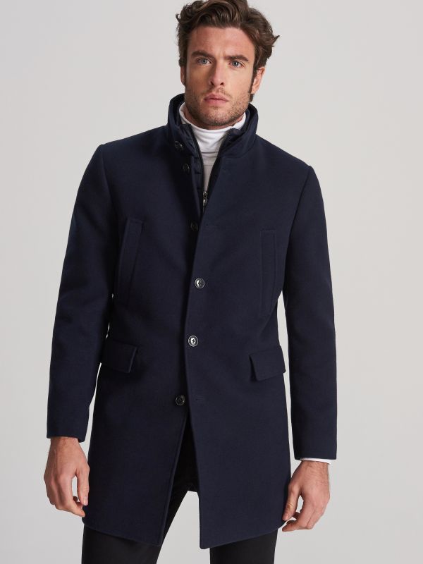 Coat with zip out lining - navy - WZ051-59X - RESERVED