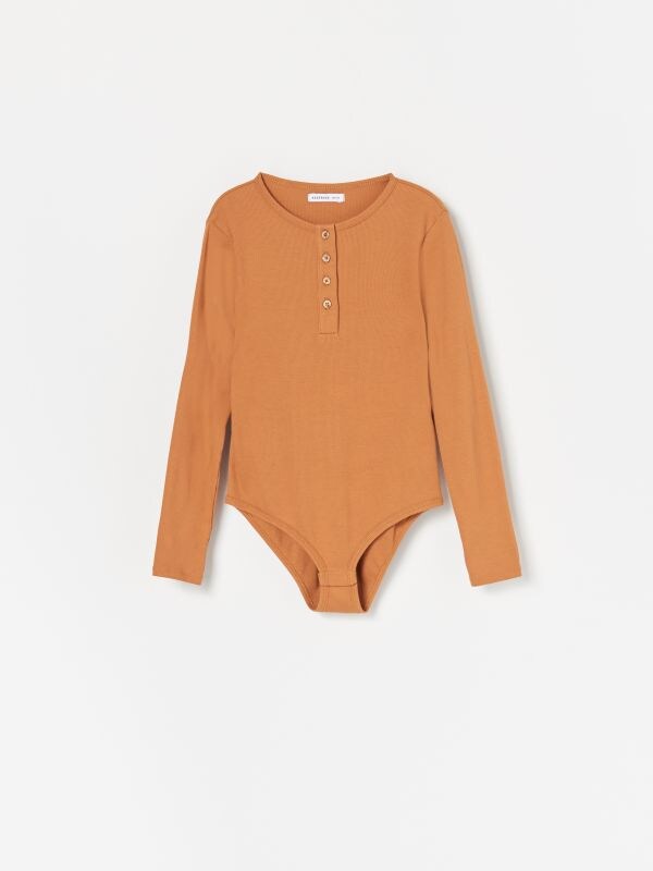 Ribbed jersey body - yellow - XC381-18X - RESERVED