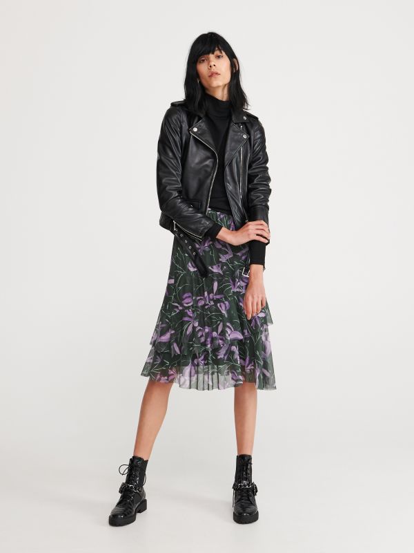 Floral skirt - multicolor - XD231-MLC - RESERVED