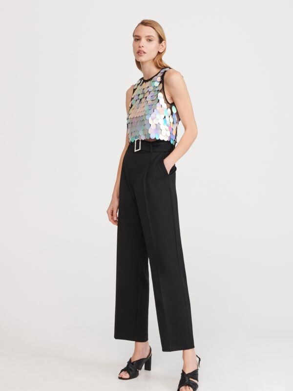 Ladies` blouse - multicolor - XD617-MLC - RESERVED