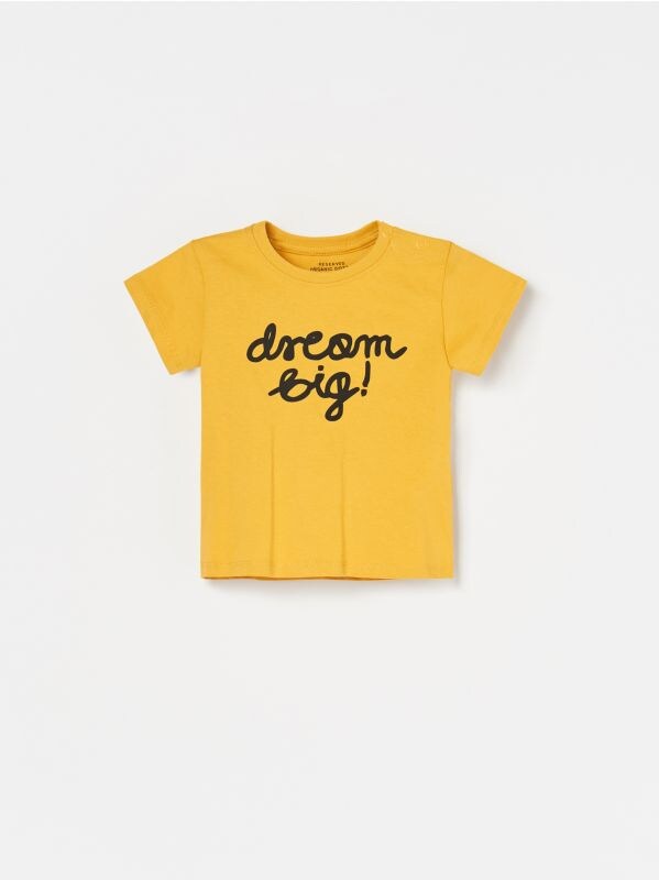 T-shirt imprimé - Jaune - XE860-17X - RESERVED