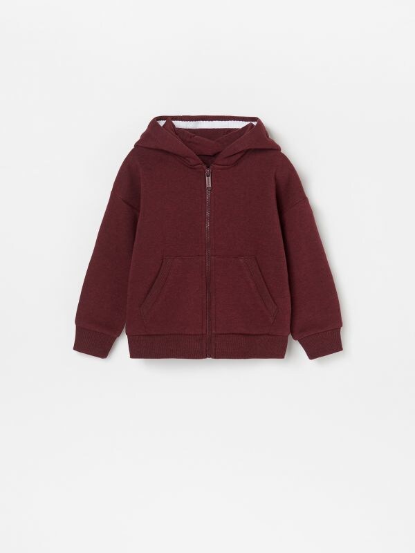 Sudadera cálida con capucha - Marrón - XE930-83M - RESERVED