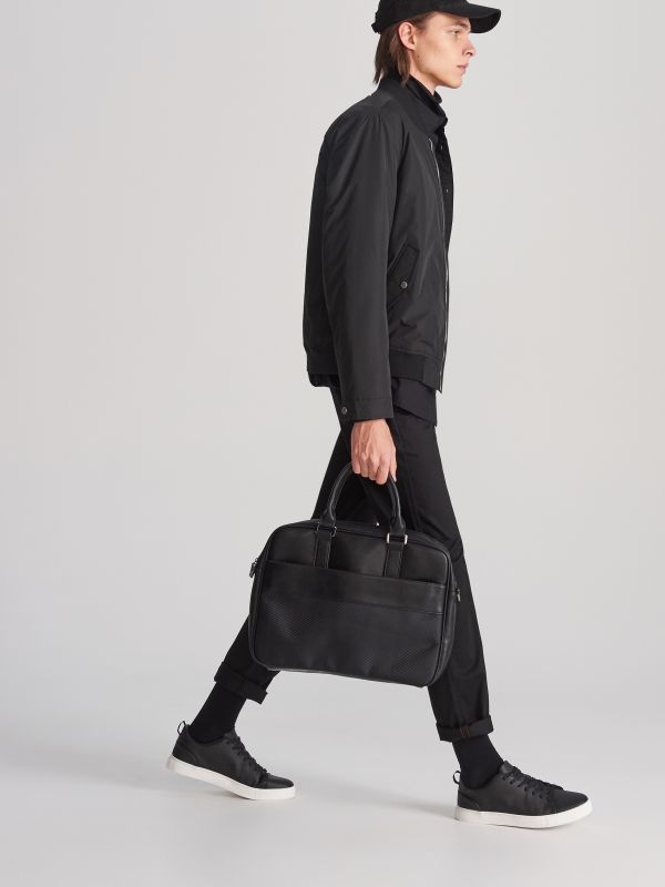 Shoulder bag with handles - black - XF383-99X - RESERVED