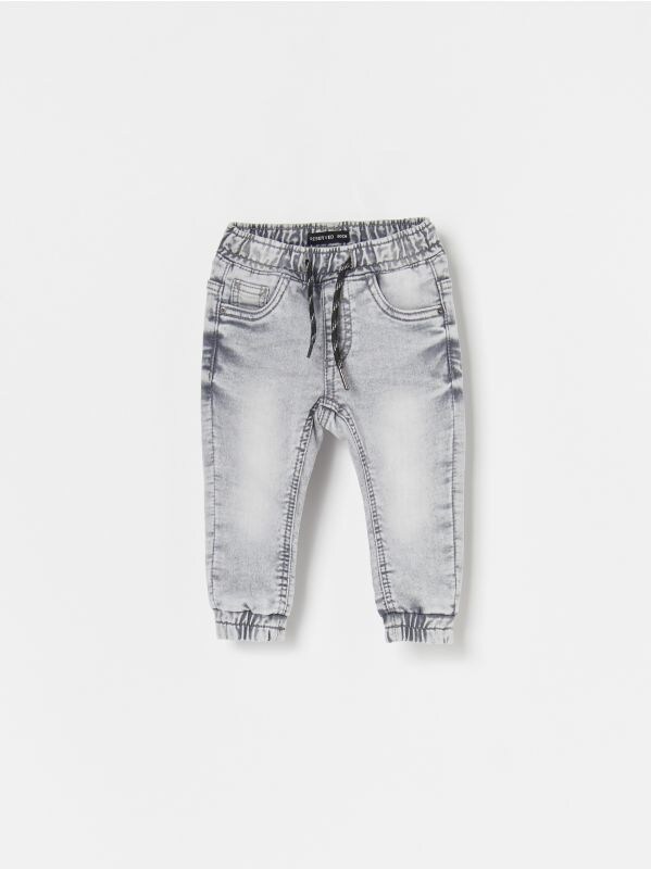 Babies` jeans trousers - grey - XG003-09J - RESERVED