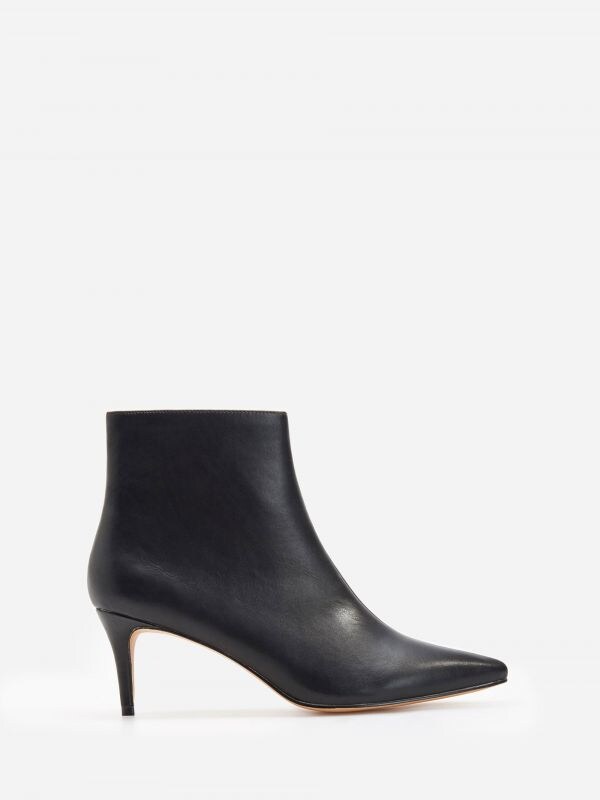 Botine cu toc mediu - negru - XG265-99X - RESERVED