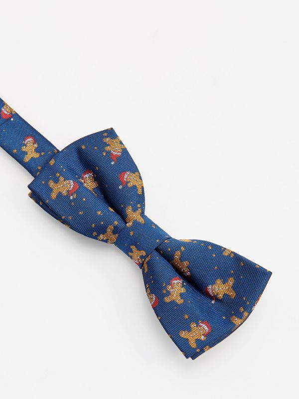 Nœud papillon à motifs - Marine - XG410-59X - RESERVED
