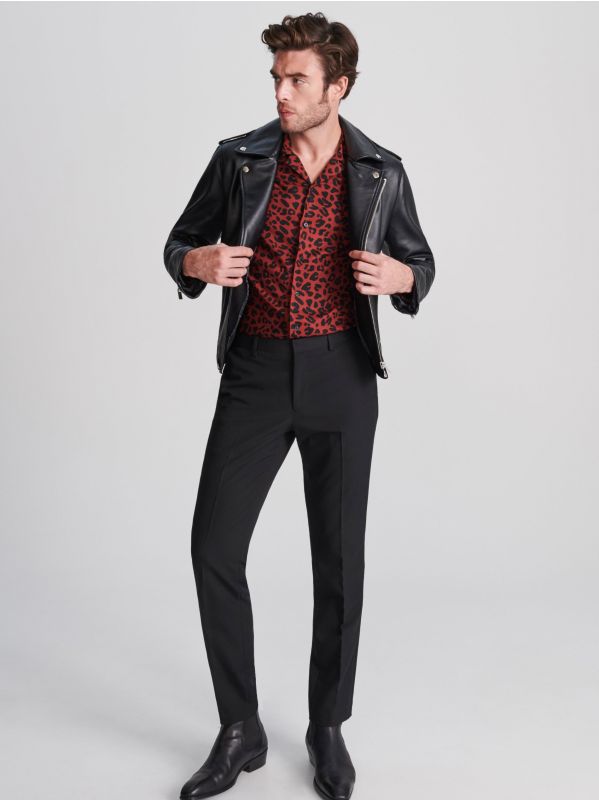 Patterned shirt - brown - XG657-83X - RESERVED