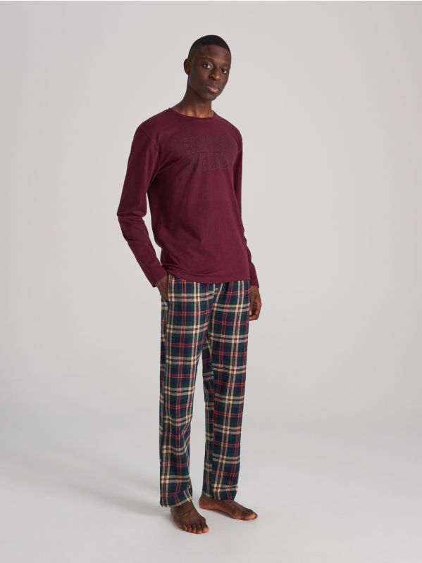 Men`s pyjama - brown - XG738-83X - RESERVED