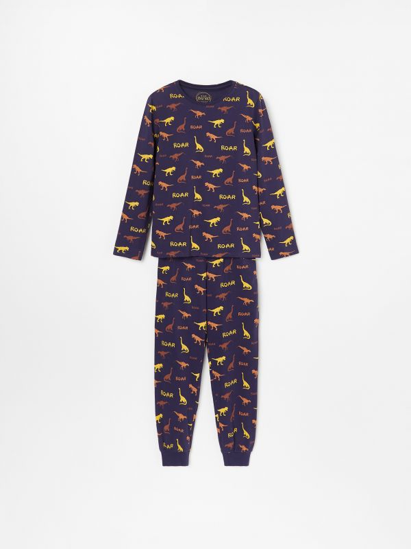 Dinosaur print PJs - navy - XJ408-59X - RESERVED