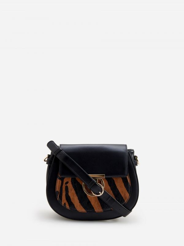 Borsa a bisaccia - Nero - XL345-99X - RESERVED