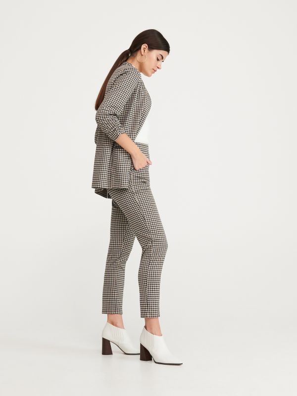 Patterned trousers - beige - XU724-08X - RESERVED