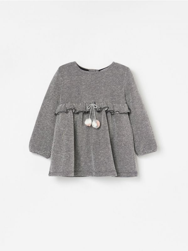 Vestido de punto - Gris - XV974-90X - RESERVED