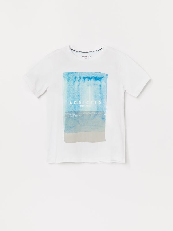 Boys` t-shirt - white - XW157-00X - RESERVED