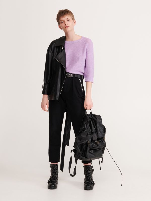 Ladies` sweater - purple - XW241-04X - RESERVED