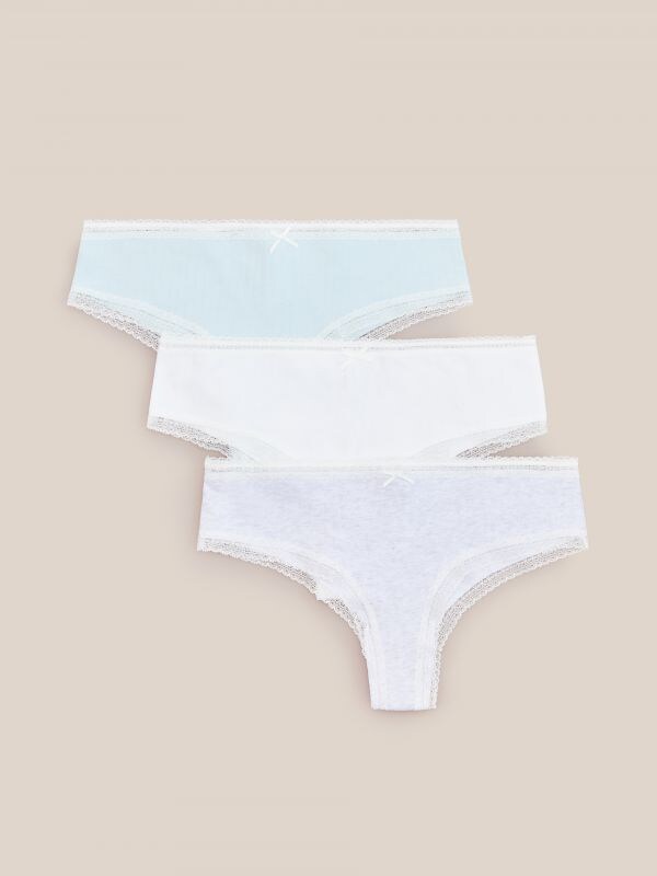 Ladies` briefs - grey - XW313-09X - RESERVED