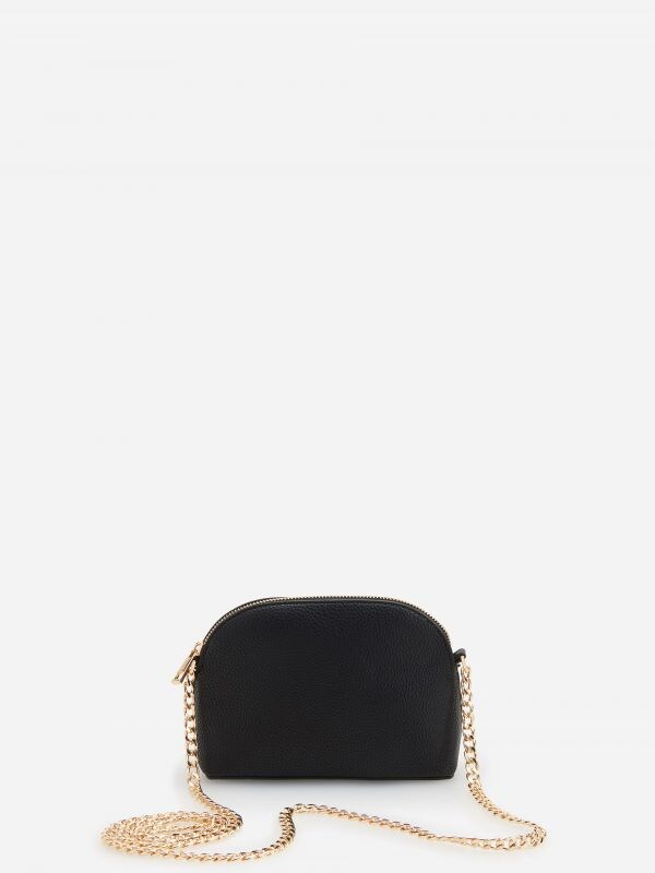 Mini bag with chain strap - black - XY173-99X - RESERVED