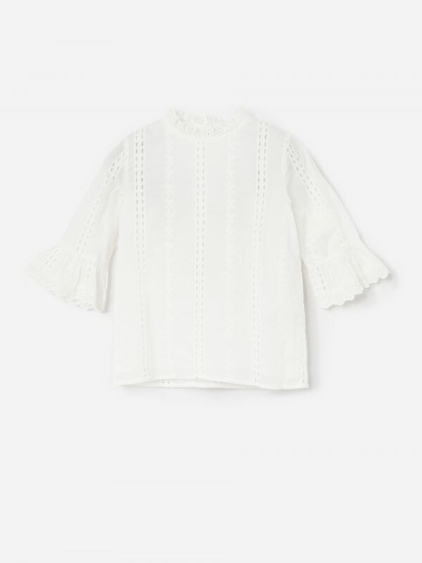 Chemisier fille - Blanc - XY930-00X - RESERVED