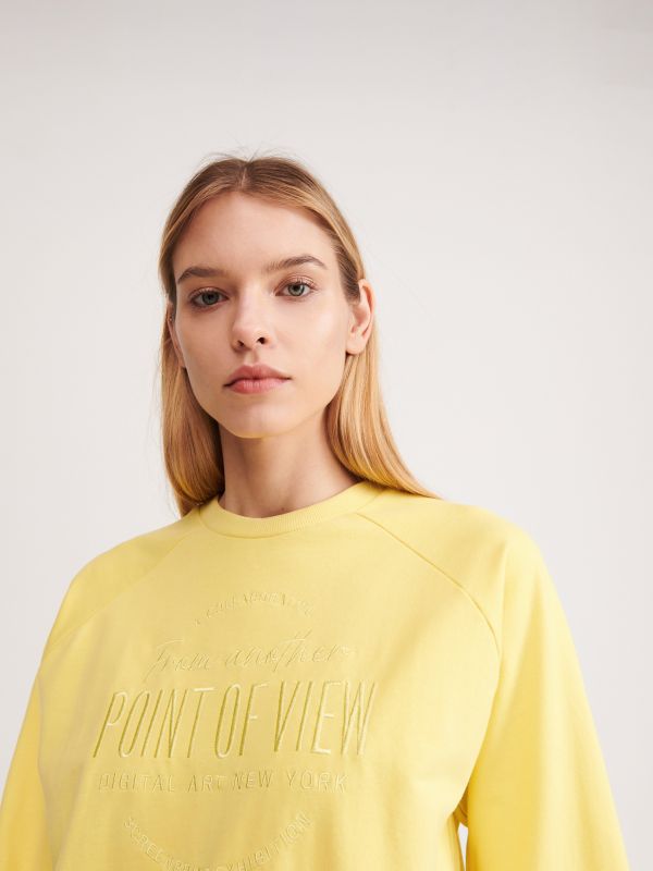 Ladies` jogging top - yellow - YA414-11X - RESERVED