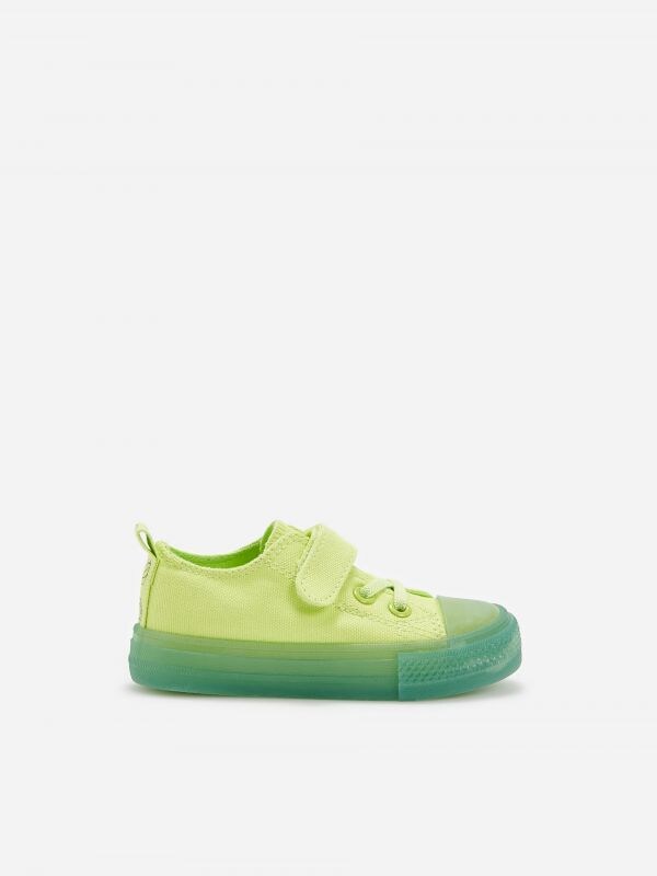 Boys` sneakers - green - YB176-71X - RESERVED