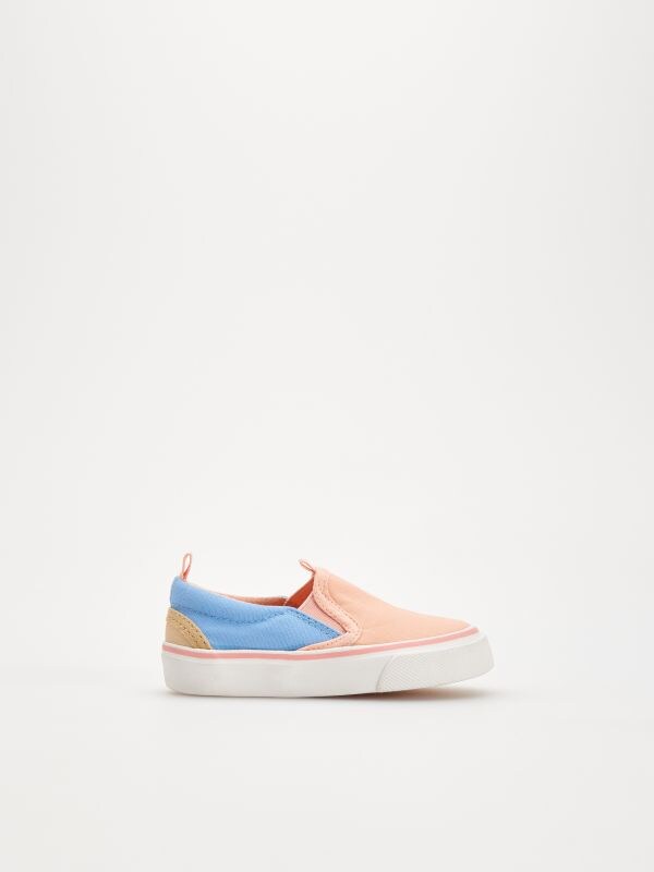 Coloured slip on shoes - orange - YB631-20X - RESERVED