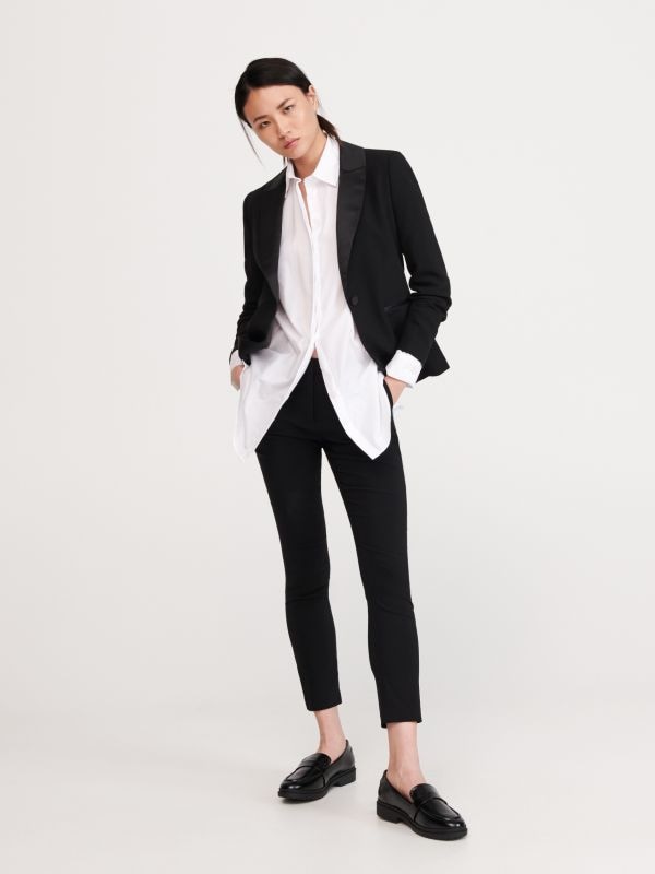 LADIES` TROUSERS - black - YG607-99X - RESERVED