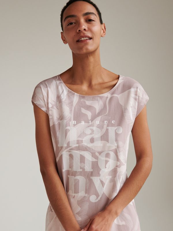 Ladies` nightdress - brown - YH319-84X - RESERVED