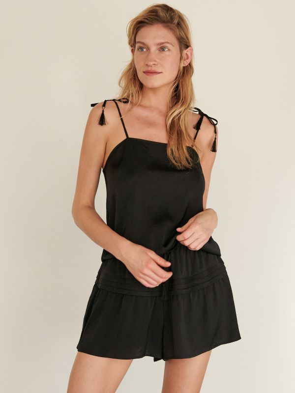 Ladies` pyjama - black - YH408-99X - RESERVED