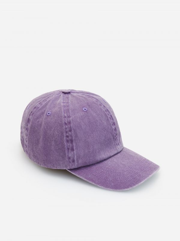 Casquette en coton à effet délavé - Violet - YI283-48X - RESERVED