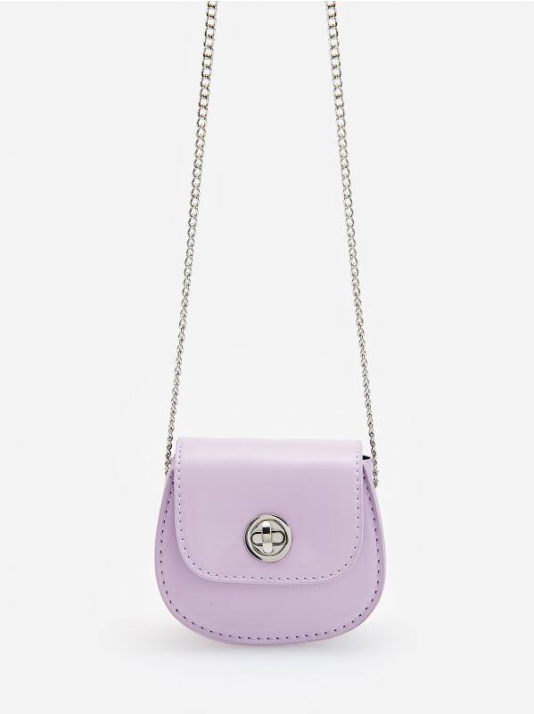 Mini bag with chain strap - purple - YJ746-04X - RESERVED