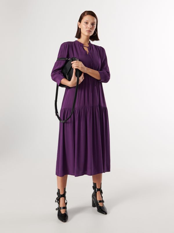 Ladies` dress - purple - YK109-45X - RESERVED
