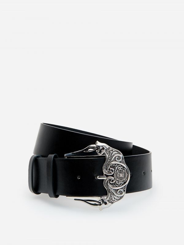 Ladies` belt - black - YK984-99X - RESERVED