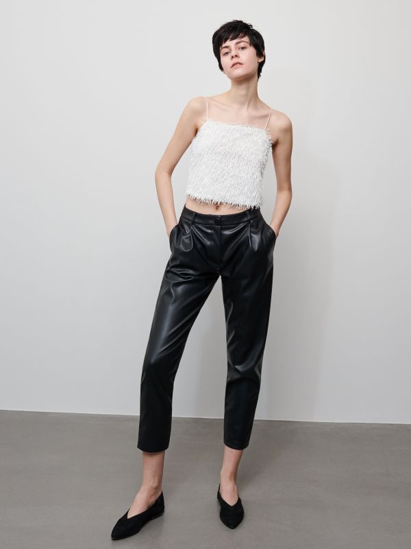 Ladies` top - ivory - YM772-01X - RESERVED
