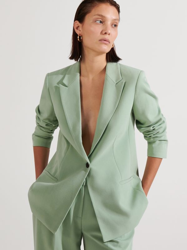 Suit jacket - turquoise - ZK943-65X - RESERVED