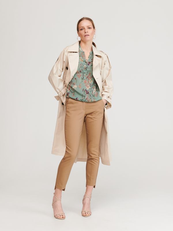 Blusa EcoVero™ con flores - Verde - ZO279-07X - RESERVED