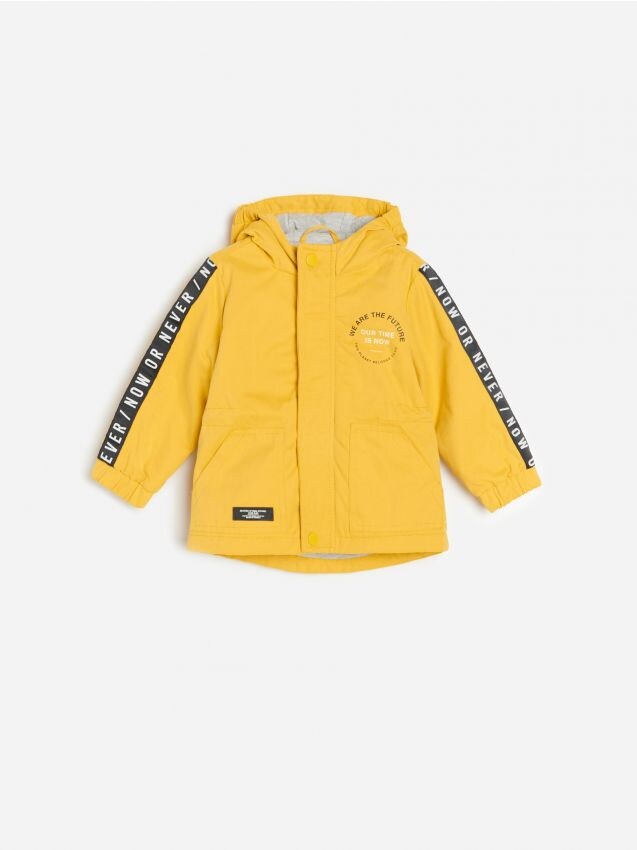 Mírně zateplená parka - žlutá - 0393D-11X - RESERVED