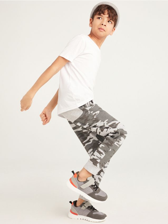Camo sweatpants - light grey - 1217C-09M - RESERVED