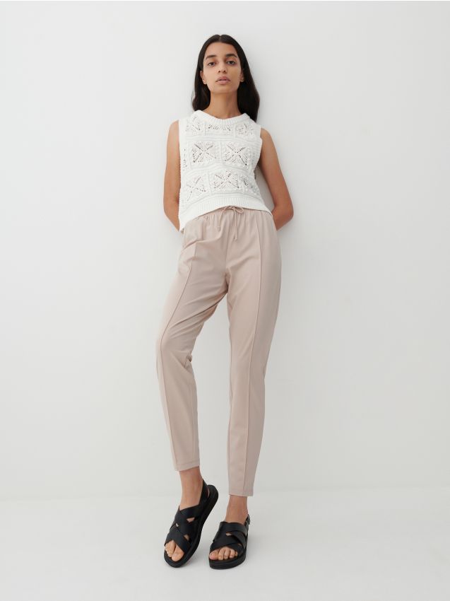 LADIES` TROUSERS - нюдовый - 1772C-02X - RESERVED